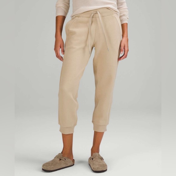 lululemon athletica Pants - lululemon trench Scuba cropped sweatpants